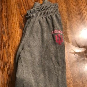 Gray joggers sweatpants